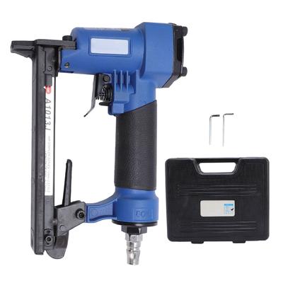 Pneumatic Brad Nailer 14 To 12in Nails Air Staple Gun for Woodworking Interior Decoration Carpets