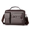 Men's Single Shoulder Bag With Pu Leather Waterproof And Durable Ideal For Daily Use Business Commute