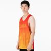Under Armour China 3x3 Replica National Team Breathable Loose-Fit Gradient Basketball Vest Unisex Tops Red 1364595-625