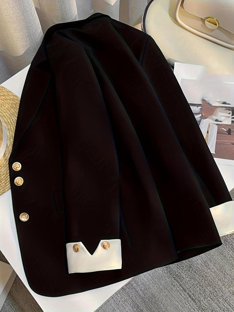 2025 Spring/Autumn Multi-color Korean Style Cream Suit Jacket - Niche Fashion for a Trendy Commute