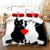 New King Queen Lovers Bedding Set Single Twin Full Queen King Size Lover Oil Painting Bed Set Aldult Boys Bedroom Duvetcover