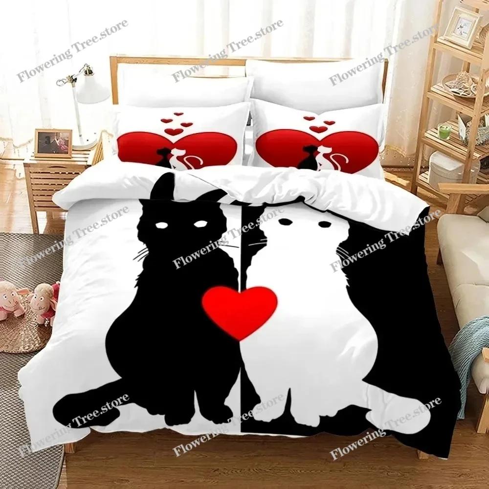 New King Queen Lovers Bedding Set Single Twin Full Queen King Size Lover Oil Painting Bed Set Aldult Boys Bedroom Duvetcover
