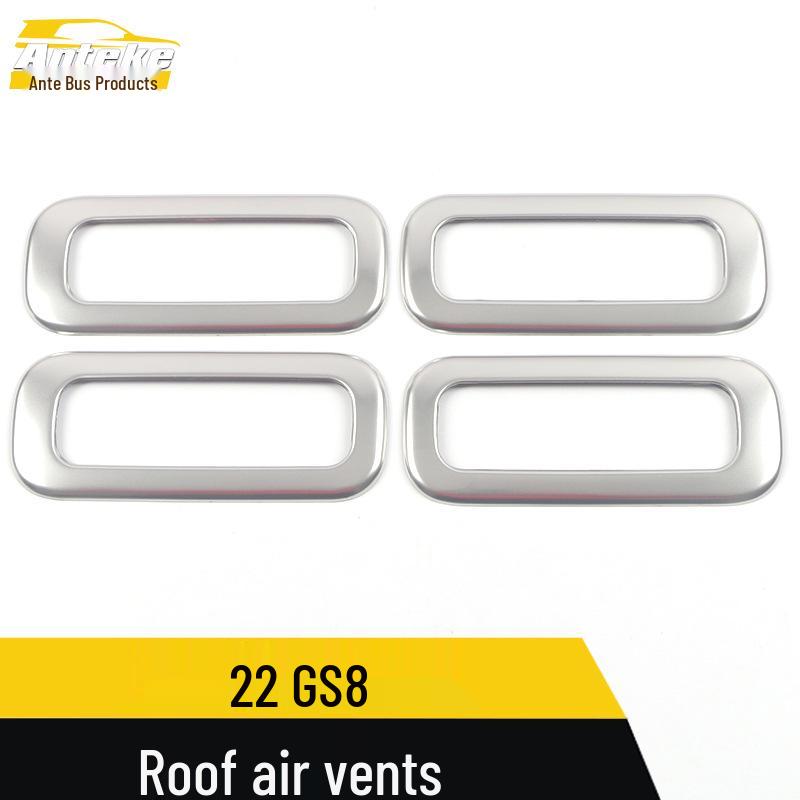 22 GS8 Roof Air Vent Bright Ring: Rear Upper AC Outlet Patch Accessory
