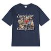 Hot Sale Eurovision Song Contest Class of 2025 Unisex Short Sleeve T Shirts Men Women Cotton Short Sleeve T-shirt Cotton Tops