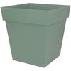 Square Pot - EDA - TOSCANE - 50 Cm - 87 L - 49.5 X 49.5 X 52.5 Cm - Laurel Green
