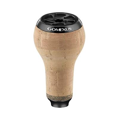 Gomexus C27 Reel Handle Knob, Replacement Cork 27mm Knob for Daiwa Type S and Shimano Type A Caldia Handles, Spinning and Baitcasting Reels, Bass Fish