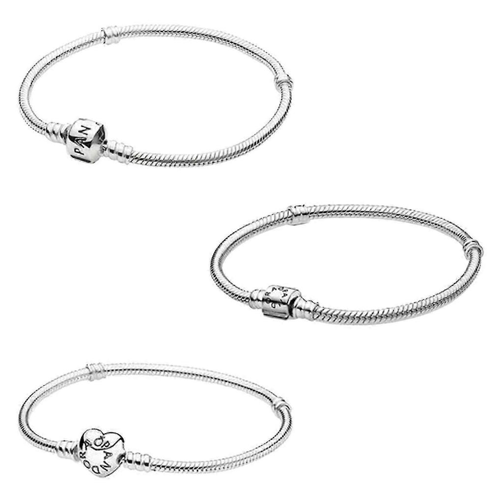 Pandora Snake Knit Bracelet With Cylinder Closure And Sterling Silver,50% Offer S04