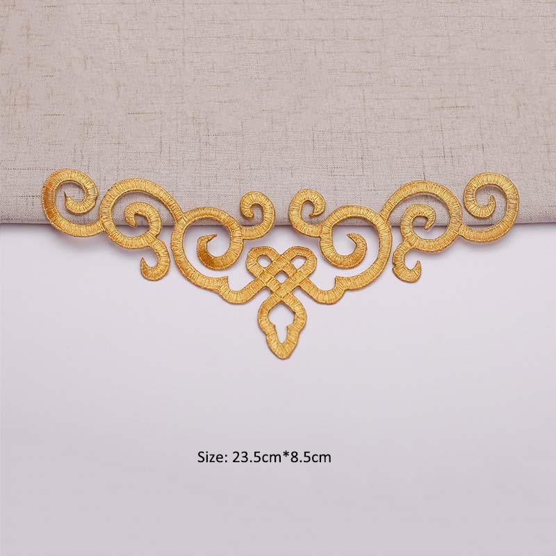 Diy Garment Decorative Hotfix Accessories Patch Sticker Embroidery Costume Dress Bag Hat Edge Embellished Iron-on Applique Patch