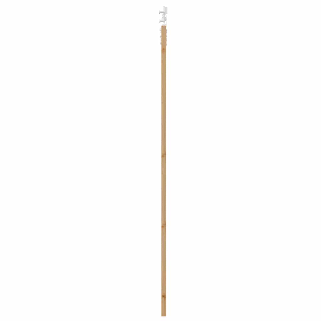 Sliding Door Natural 93 x 232 cm Solid Pine Wood and Glass