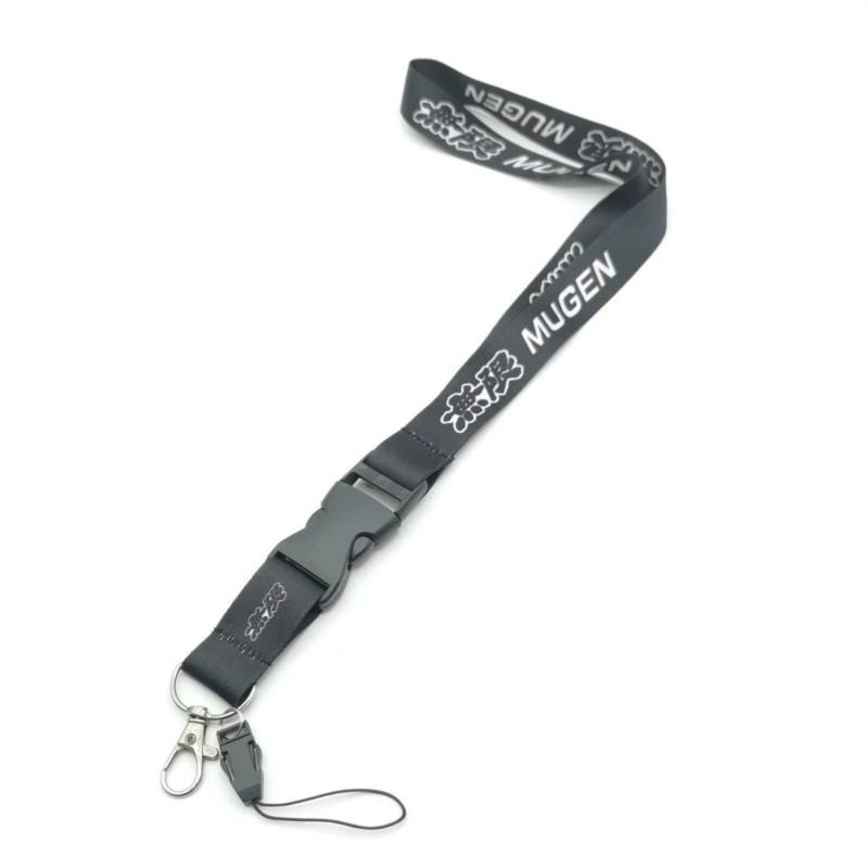 Car Emblems Lanyard Key Mobile ID Card Hanging Strap Refitting Neck Lanyard for Honda Mugen Civic Fit Accord CRV Spirior Odyssey VF7
