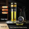 Portable Tea Infuser Double Wall Glass Bottle