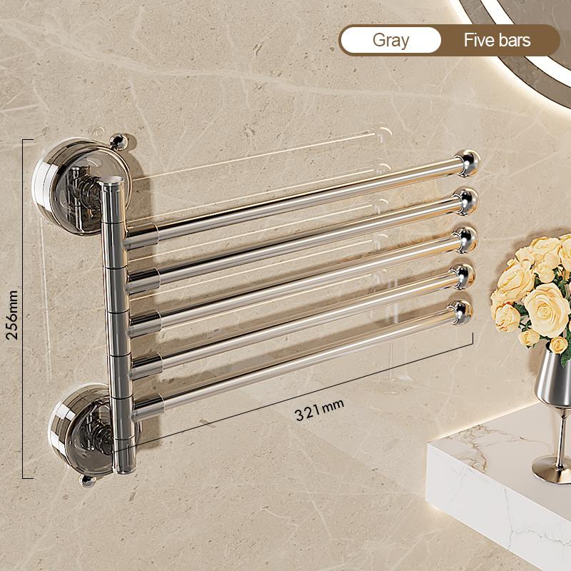 

Держатель для полотенец в ванной комнате с присоской, неперфорированный, настенный, многопозиционный, вешалка для хранения вещей в ванной комнате M