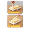 Airtight Butter Dish Reusable Dishwasher Safe Butter Holder with Cutting Tool for 500g Cheese