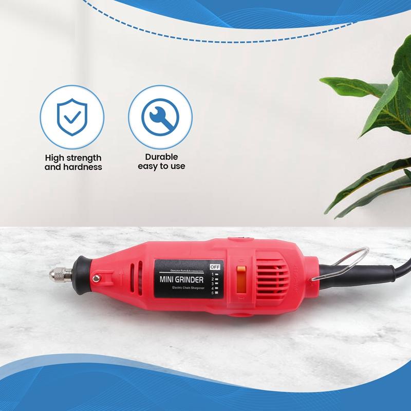 A96I-180W 5 Gears Electric Power Grinder Machine Electric Saw Grind Chainsaw Sharpening