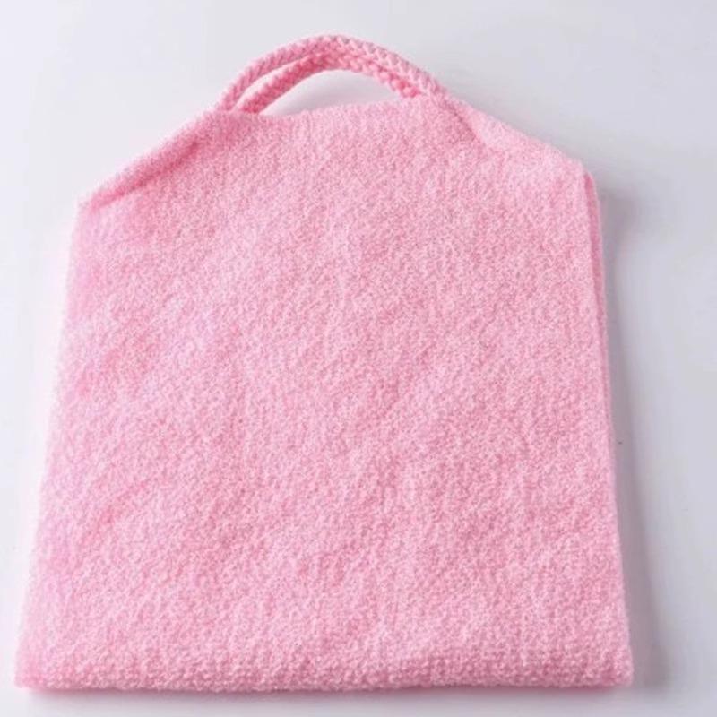 Double-Sided Back Scrubbing Towel for Men and Women - Exfoliating Long Strap for Dirt and Mud Removal