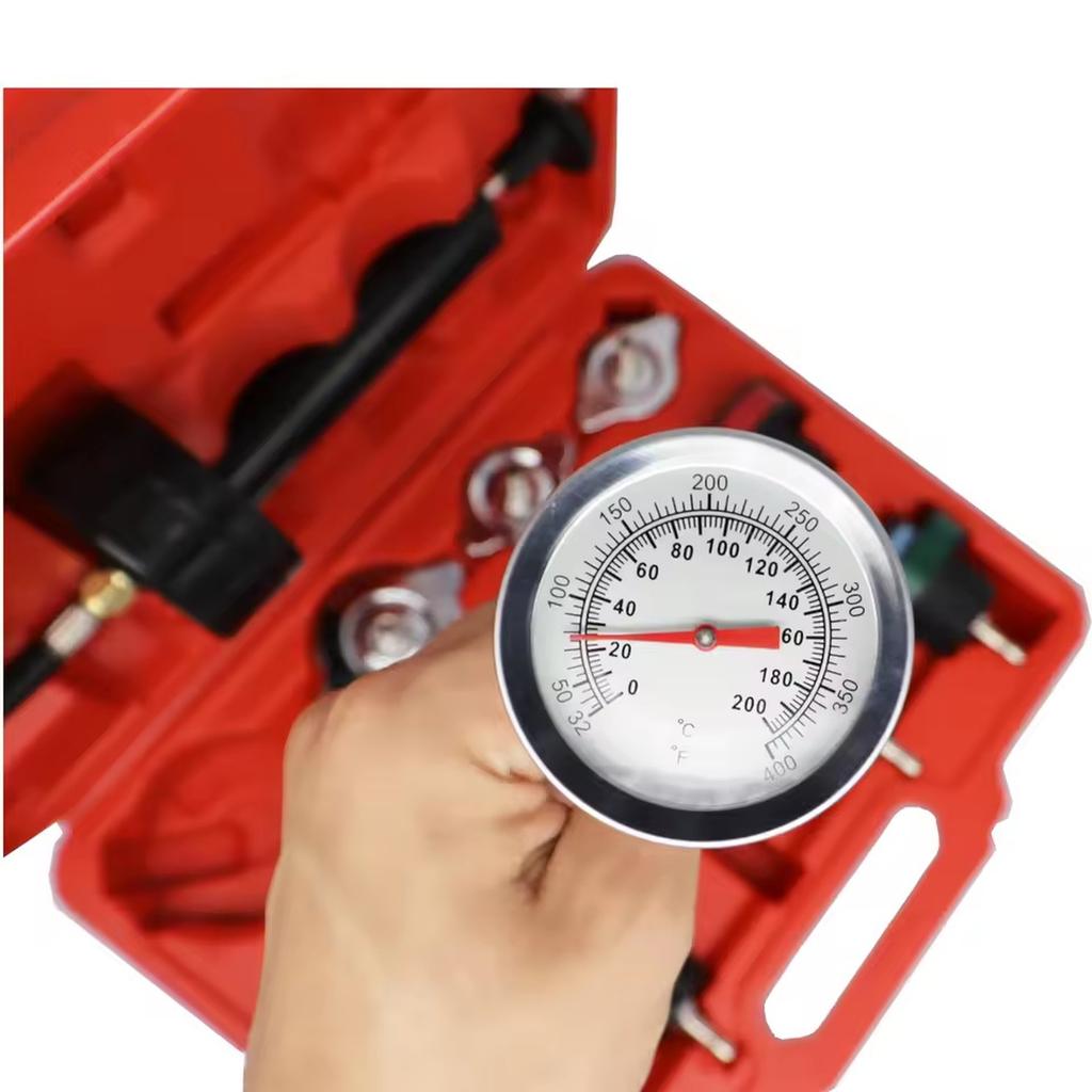 Nástroj pro detekci úniku tlaku v chladiči automobilu Nástroj pro změnu tlaku pro vakuové plnění nemrznoucí směsí (14-18) soubor