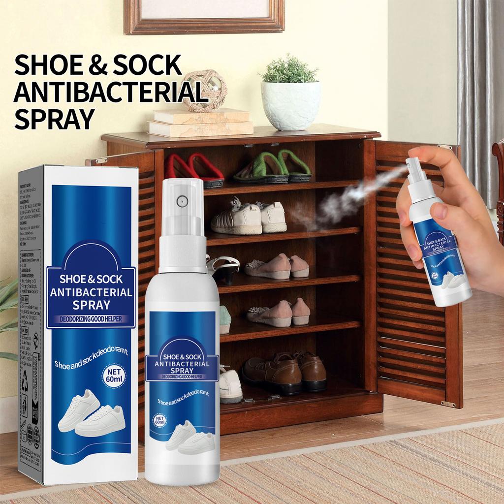 Hoes And Socks Deodorization Spray Shoes And Socks Cleaning Sweat Feet Odor Dry Shoe Cabinet Freshener60ml