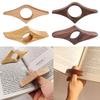 Hot Wooden Thumb Bookmark One Hand Reading Thumb Book Support Book Page Holder for Office Book Lovers Fast DIY Reading Aid Tools