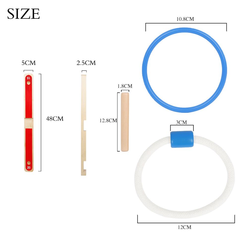 M MBAT Hoop Ring Outdoor Game Toy Toss Quoits Cross Garden For Children Gift Plastic Ring Throwing Ferrule Funny Kids Sport Toys