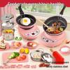 Kids' Mini Kitchen Playset: Real Cooking, Stir-fry, Girl & Boy Birthday Gift