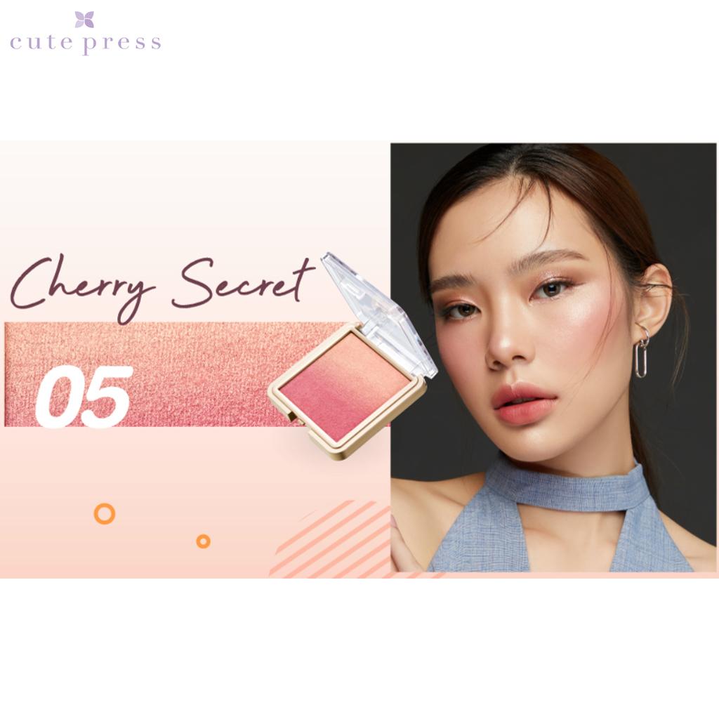 

Румяна Cute Press Nonstop Beauty Ombre No.01-05 10 г. - Тайский косметический макияж 05 Cherry Secret