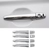8X Chrome Car Door Handle Cover Trim For -2025 Mitsubishi Outlander Sport