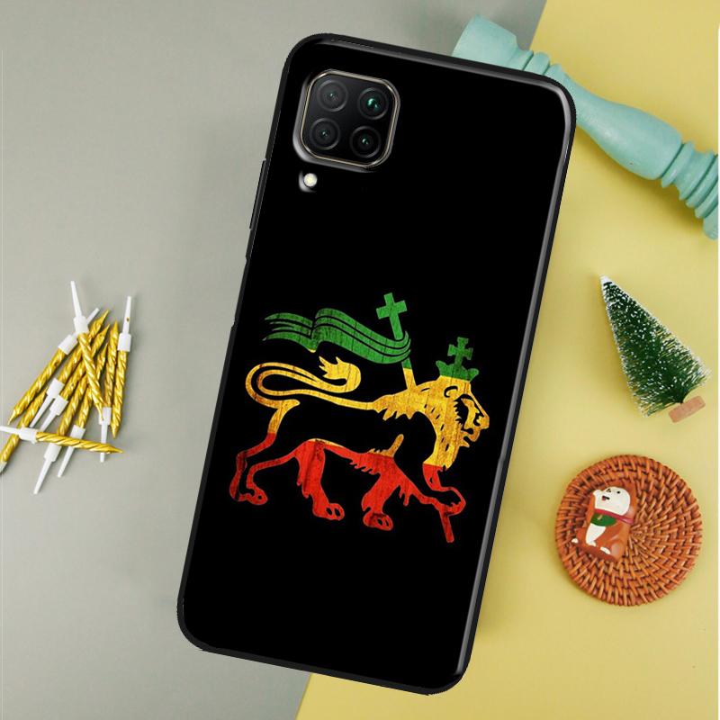 Rasta Lion For Huawei P20 P40 Lite P60 P30 Pro Nova 5T 12s 12i 11i Y90 Y70 Y60 Y61 Y91 Y72 9 10 SE Case