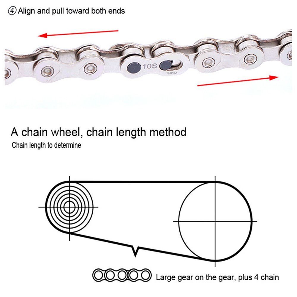 5Pairs 6/7/8/9/10/11/12 Speed Connector Joints Quick Unbuckle  Bicycle Accessories