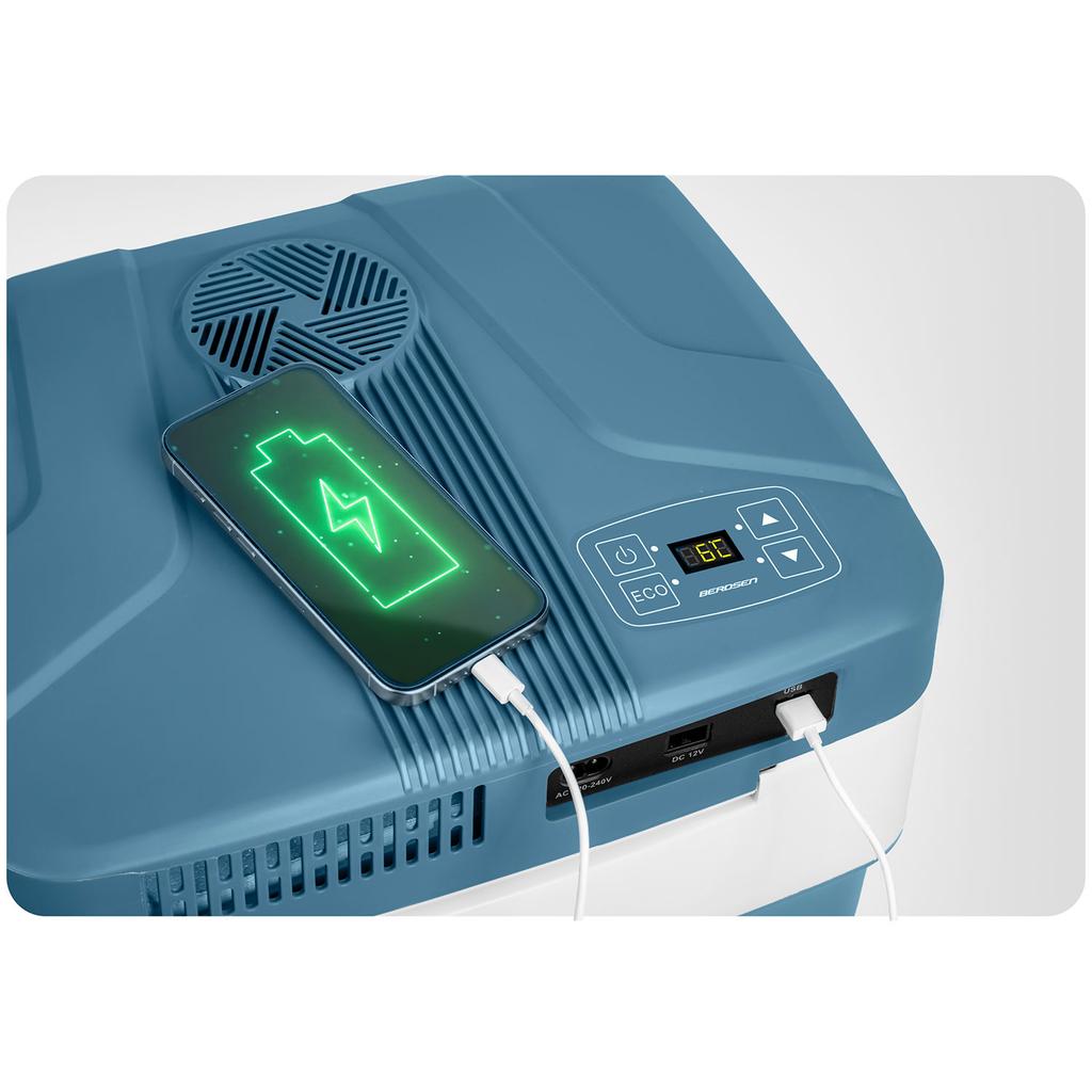 Berdsen Icemax 29 Liters Eco Mode Travel Cooler - Blue