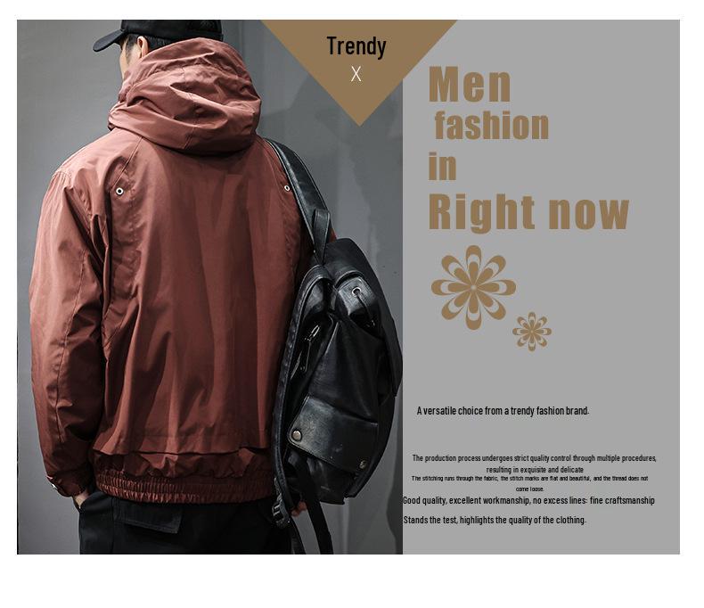 2025 Men's Trendy Hooded Cotton-Padded Winter Workwear Jacket - Thick, Warm, Cold Protection