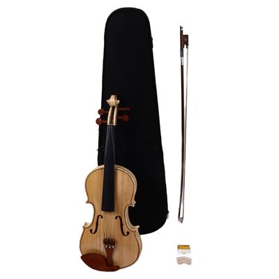 44 Violin Kit Set for Beginners Student Maple Jujube Accessories with Storage Case