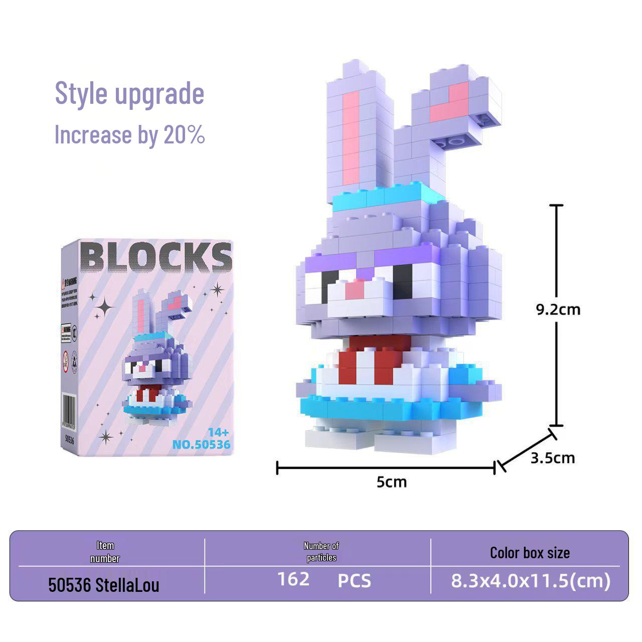 LEGO-Compatible Micro-Blocks: Cartoon Anime Children s Educational Building Toys