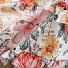 Infant Baby Girl Floral Bodysuit Dress With Headband Ruffle Sleeve Romper Skirts Jumpsuit 0-24M