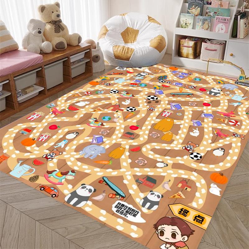Tappetino da gioco per bambini Autostrada Città Simulazione Traffico Area Gioco Tappeto per Casa Soggiorno Camera da Letto Divano Bambini Tappetino Antiscivolo