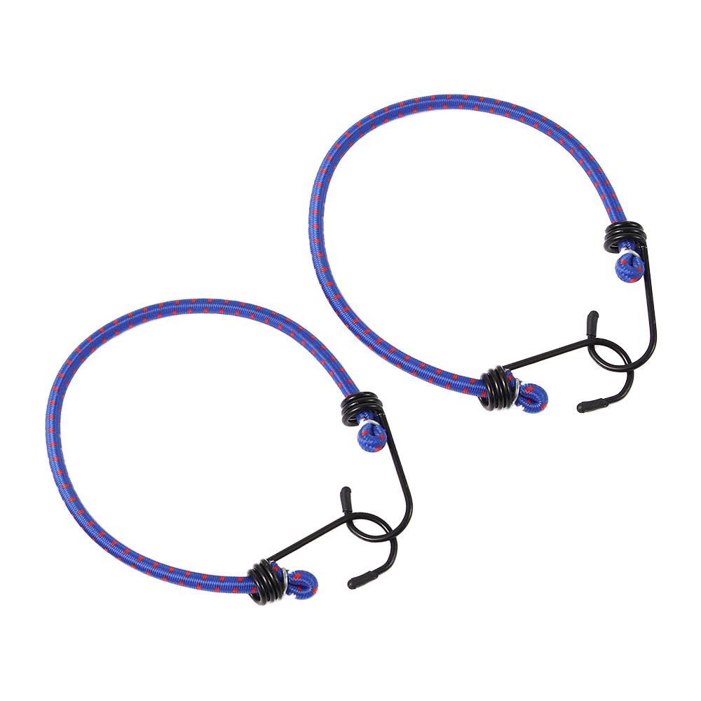 

6 Pieces Camping Hiking Outdoor Travel Bungee Cord with Hook Ends Cord Rope Luggage Packing Strap 6Pcs/Set
