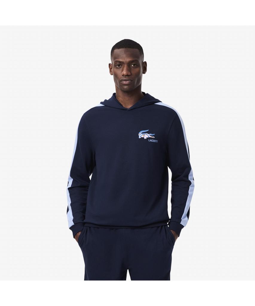 Lacoste Men'S Basic Seasonal Logo Zip-Up Hoodie Sh4980-55N Ait