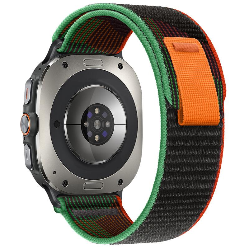 Trail Loop Strap for Samsung Galaxy Watch Ultra 47mm Nylon Bracelet Wristband for Galaxy Watch 8 Ultra 47mm Breathable Belt