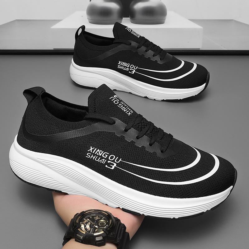 Summer new lightweight wide-toed big-toe breathable sneakers, foot fat racing marathon shoes, plus-size shoes 36