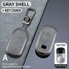 Zinc Alloy+Leather Car Remote Key Case Cover Protective Shell Fob For 23-24 Geely Rox 01 Baic Polestones 01 Jishi Accessories