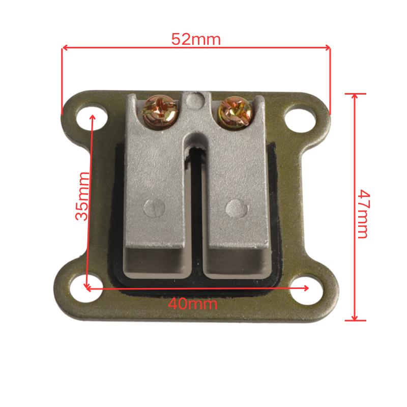 Carburetor Reed Valve Inlet Intake Manifold Gaskets for 2 Stroke 47cc 49cc Engine Pocket Bike ATV Quad Minimoto Go Kart Scooter