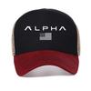Alpha Graphic Baseballkappe Mode Lässig Verstellbare Trucker-Kappe Outdoor Netz Sonnenschnapper Kappen Sommer Atmungsaktive Unisex-Kappe