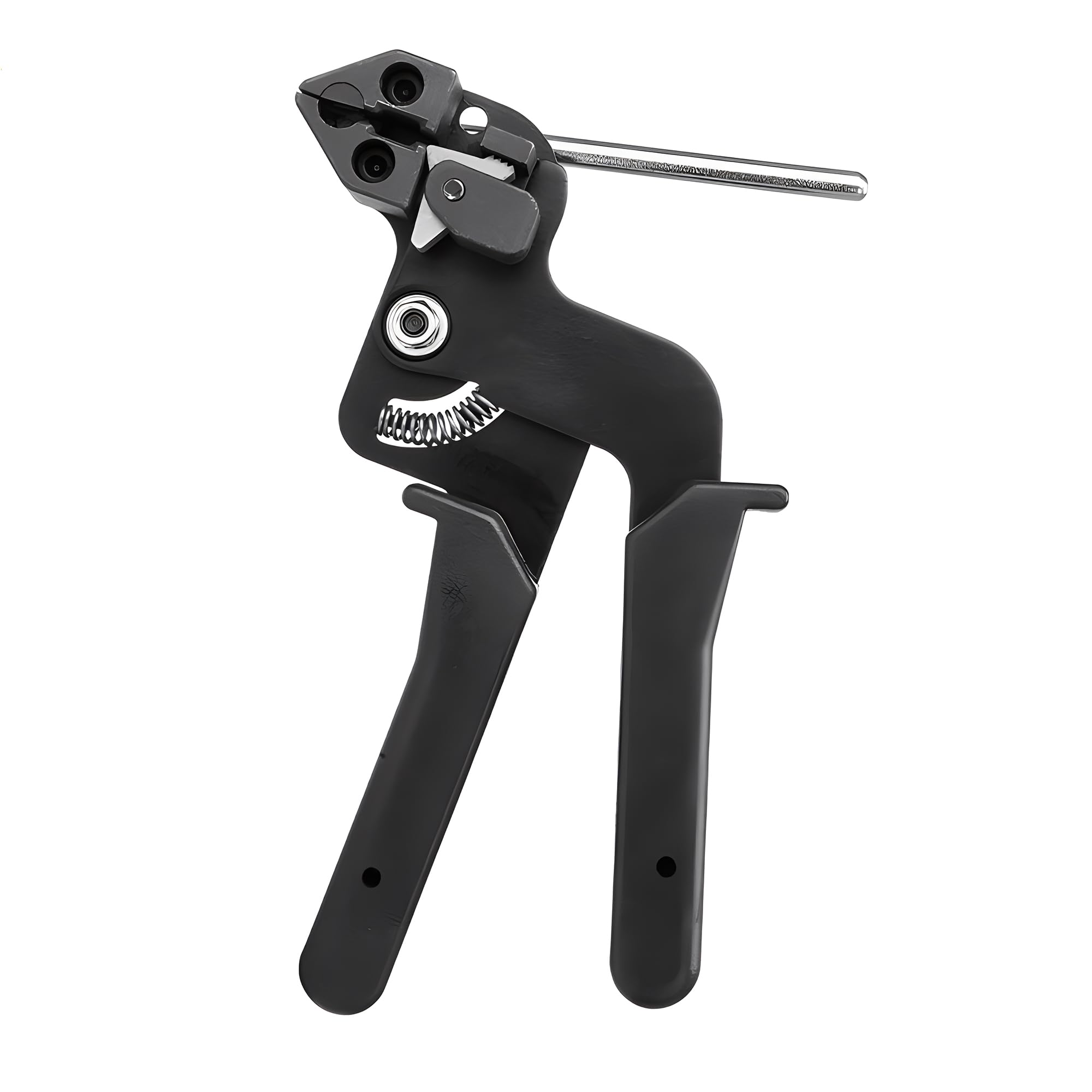 

KRGNPLE Cable Tie Tightening Tool, Adjustable, Alloy Steel, Auto-Lock, Hand Grip, Integrated Tie Cutter, 3.0-19 mm Wide, 0.2-0.76 mm Thick