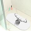 Flower Shadow Elk Picture Balcony Bathroom Mat Hydrophobic Non-Slip Door Mat Swimming Pool Public Places Non-Slip Floor Mat