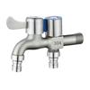 Double Water Outlet Mop Pool Tap Outdoor Garden Faucet Zinc Alloys 1/2inch Bidet Faucets Outdoor Garden Pool Faucet
