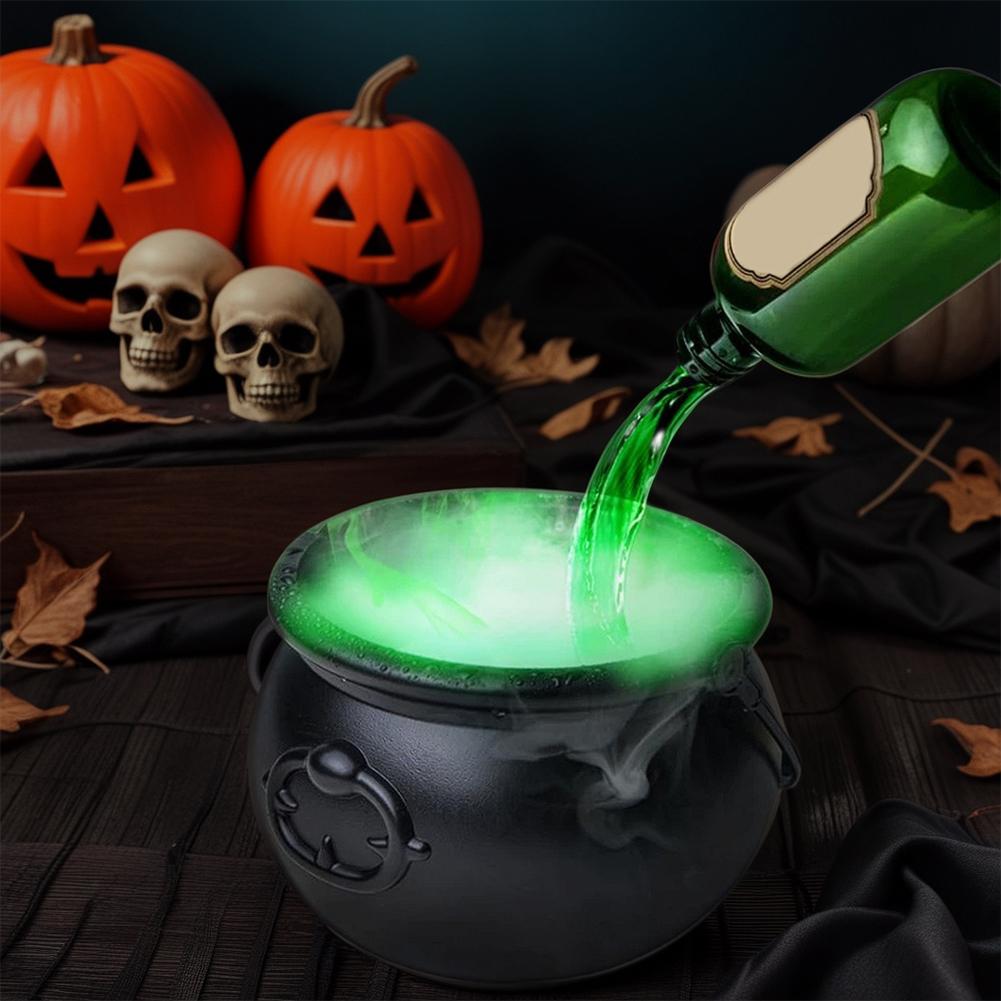 Halloween Magic Floating Potion Bottles With Diffuser Fog Plastic Witches Bowl Hocus Pocus Party Decoration Supply