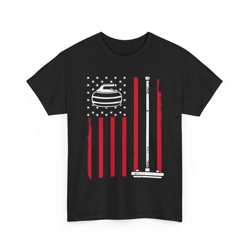 American Flag Curling Shirt Unisex T-Shirt