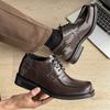 Spring New British Fashion Trend Soft Surface Business Platform Fashion Casual Youth Trend Leather Shoes G020-J