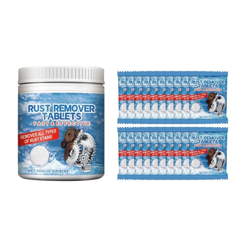 Многофункциональные автомобильные антикоррозийные средства Таблетки для обслуживания деталей Таблетки для очистки и удаления ржавчины Средства для удаления ржавчины с металла