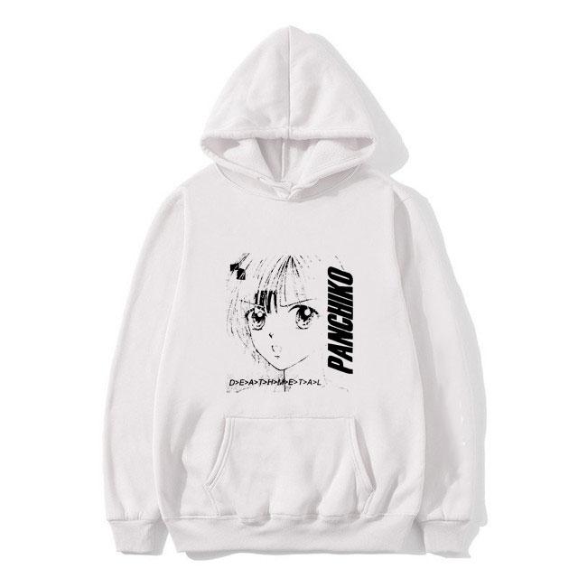 Panchiko DEATHMETAL Album Hoodie Herren Übergroßes Sweatshirt Herren Damen Hip Hop Rock Kapuzen Trainingsanzüge Mann Lässige Lockere Hoodies