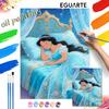 Jasmine Sleeping Princess Oil Painting Art Kit Handmade Painting Diy Home Decoration